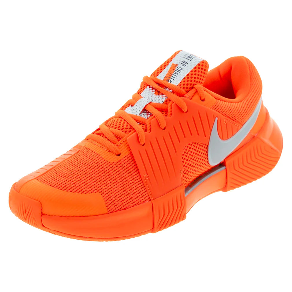 Men's Zoom GP Challenge 1 PRM New York Tennis Shoes Hyper Crimson and Metallic Silver