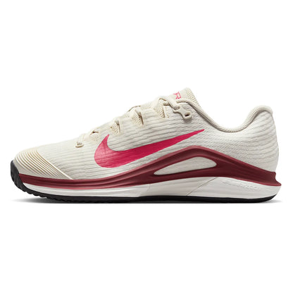 Women's Zoom Vapor 12 Clay Tennis Shoes Pale Ivory and Rush Pink