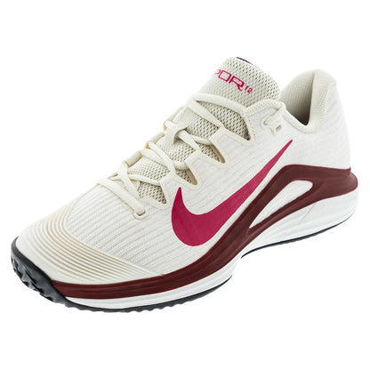 Women's Zoom Vapor 12 Clay Tennis Shoes Pale Ivory and Rush Pink