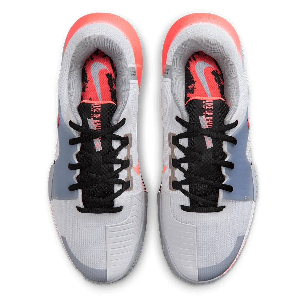 Women's Zoom GP Challenge 1 Premium Tennis Shoes White and Hot Lava