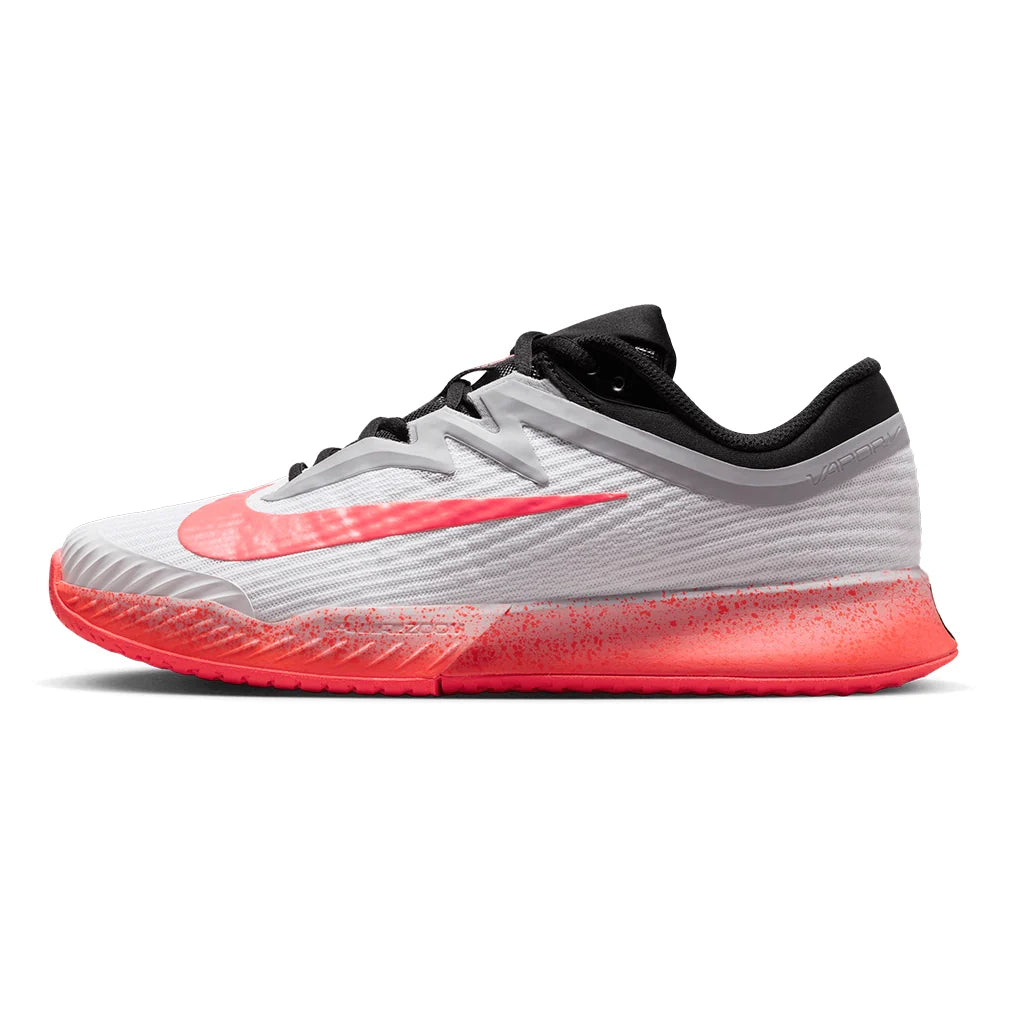 Women's Zoom Vapor Pro 3 Premium Tennis Shoes White and Hot Lava