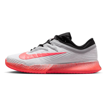 Women's Zoom Vapor Pro 3 Premium Tennis Shoes White and Hot Lava