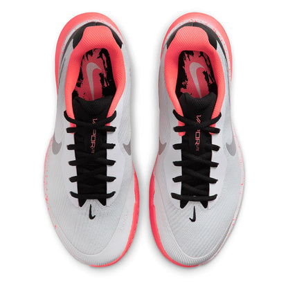 Women's Vapor Lite 3 Premium Tennis Shoes White and Hot Lava