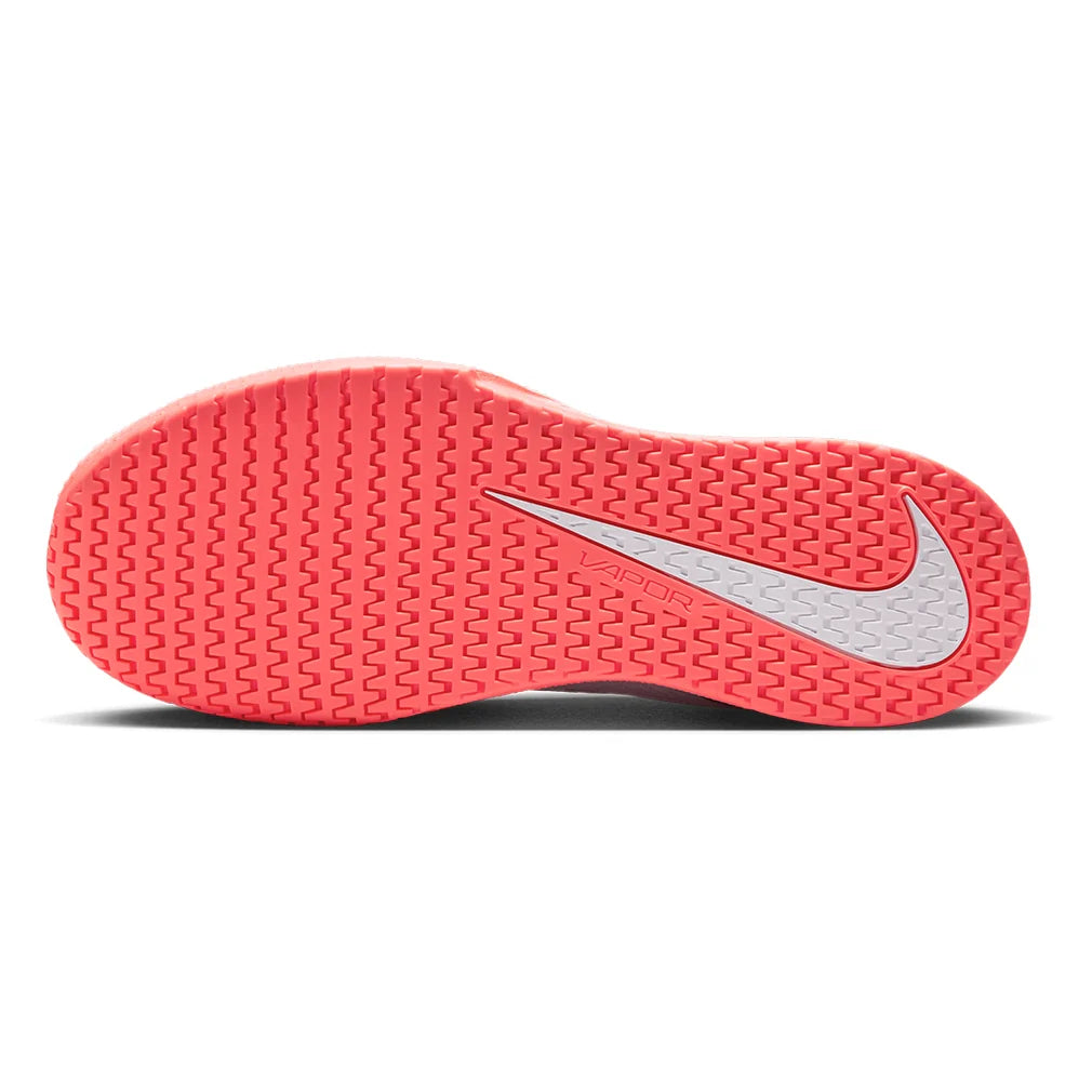 Women's Vapor Lite 3 Premium Tennis Shoes White and Hot Lava