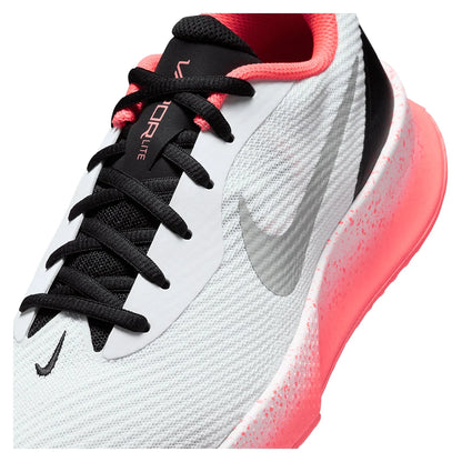 Women's Vapor Lite 3 Premium Tennis Shoes White and Hot Lava