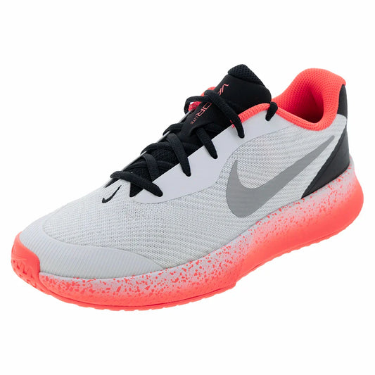 Women's Vapor Lite 3 Premium Tennis Shoes White and Hot Lava