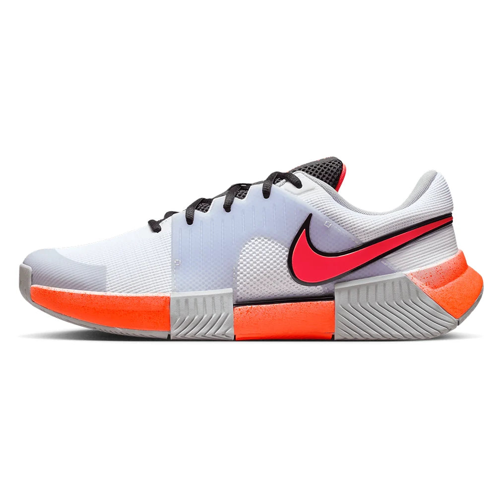 Men's GP Challenge 1 Premium Tennis Shoes White and Hot Lava
