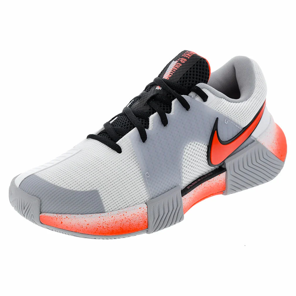Men's GP Challenge 1 Premium Tennis Shoes White and Hot Lava