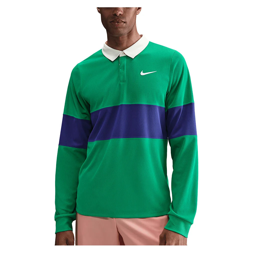 Men's Paris Court Dri-FIT Advantage Slam Long Sleeve Tennis Polo