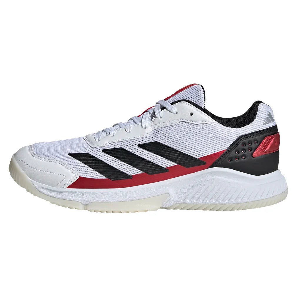 Men's Courtquick Padel Shoes Footwear White and Lucid Red