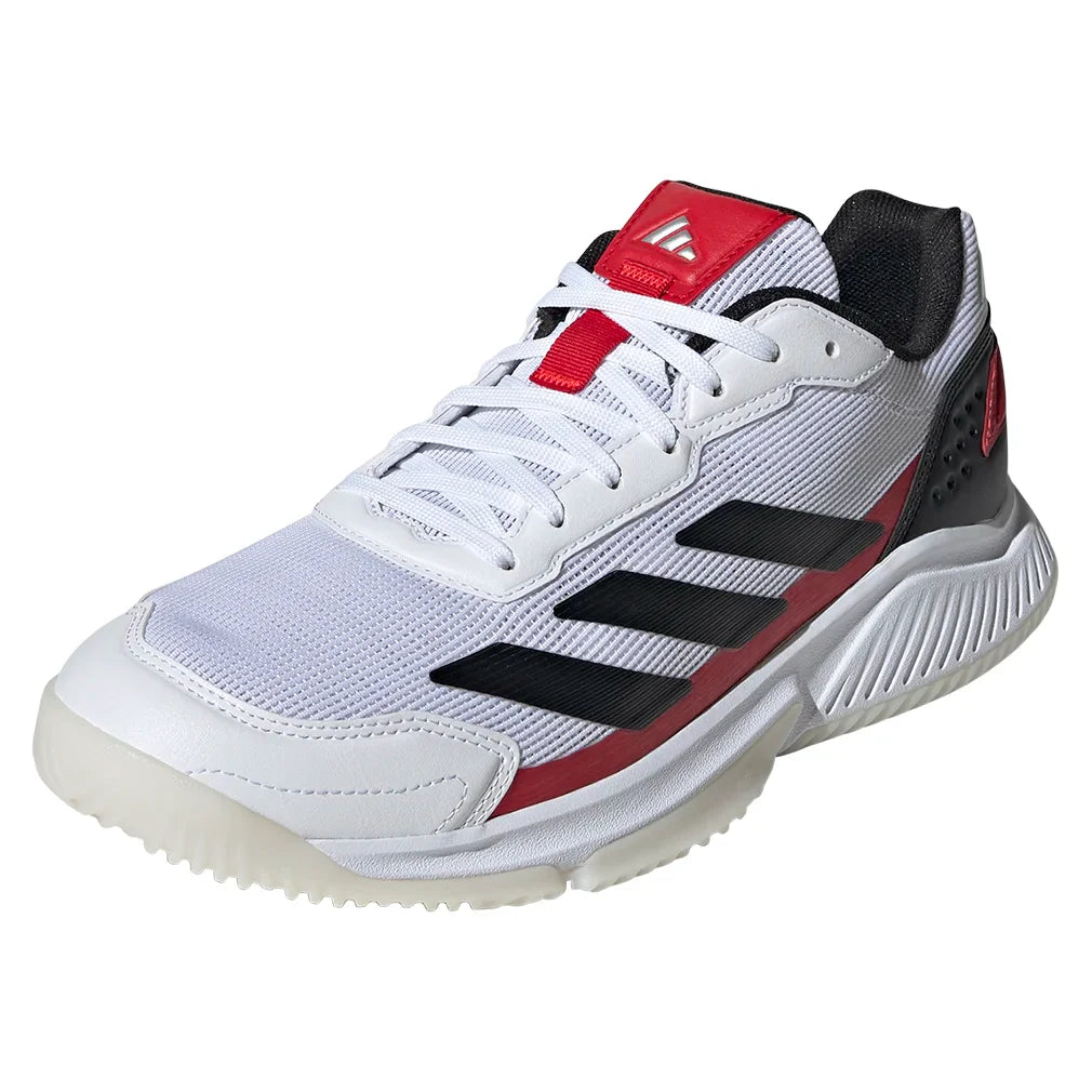 Men's Courtquick Padel Shoes Footwear White and Lucid Red