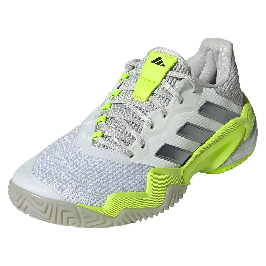 Women's Barricade 13 Tennis Shoes White and Lucid Lemon