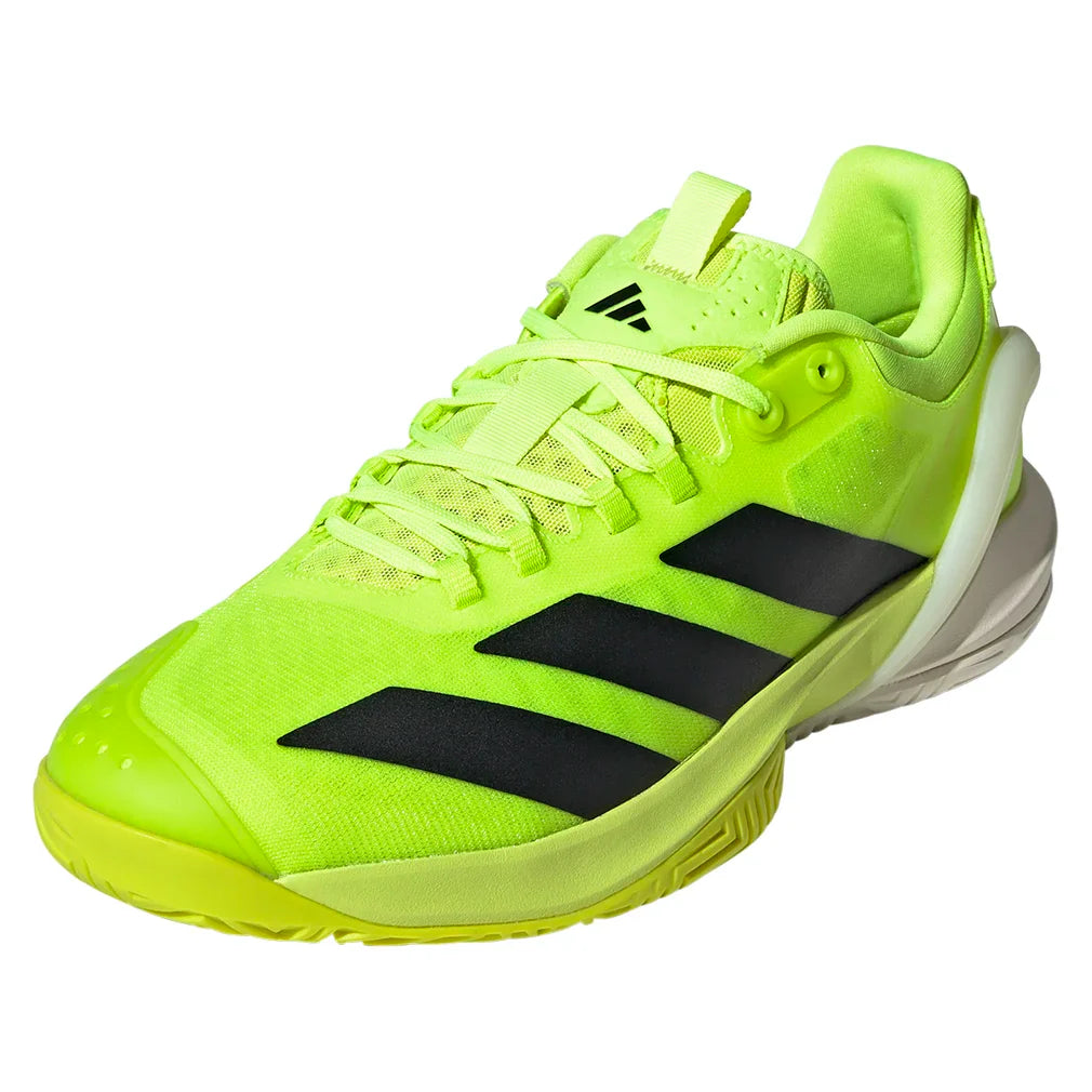 Men's Adizero Cybersonic 2 Tennis Shoes Lucid Lemon and Core Black