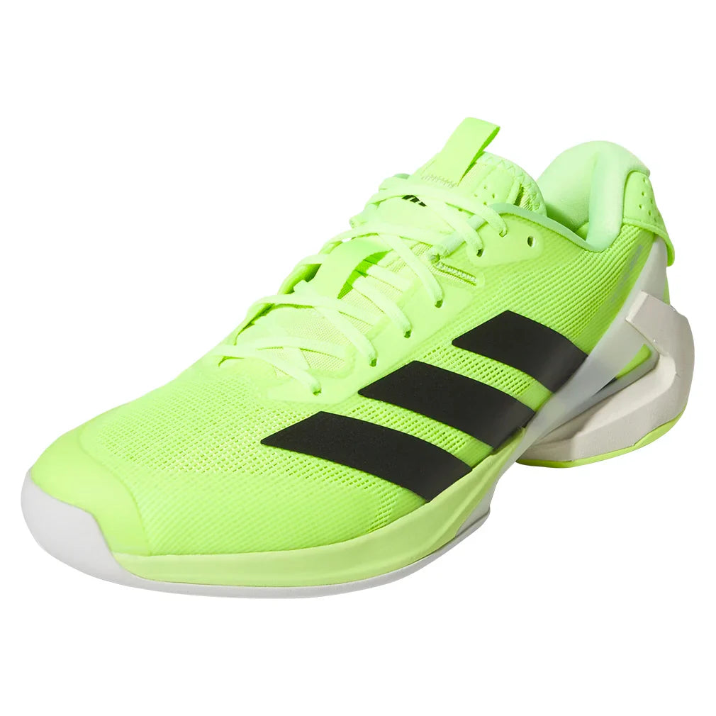 Men's Adizero Ubersonic 5 Tennis Shoes Lucid Lemon and Core Black