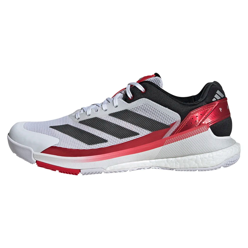 Men's Crazyquick Boost Padel Shoes Footwear White and Lucid Red