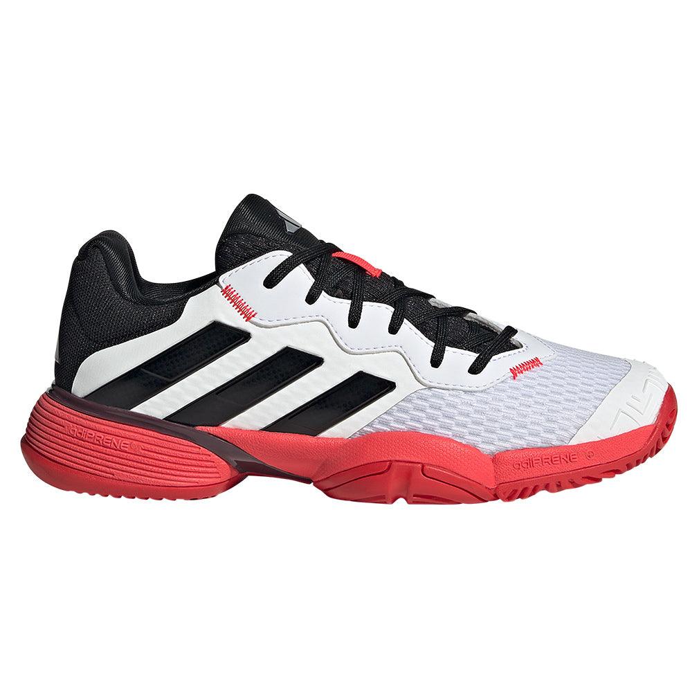 Junior's Barricade Tennis Shoes White and Core Black