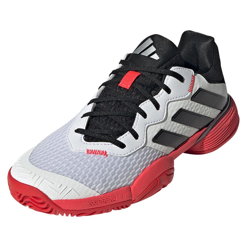 Junior's Barricade Tennis Shoes White and Core Black