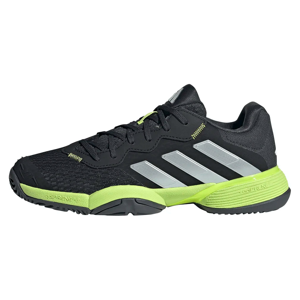 Junior's Barricade Tennis Shoes Core Black and Lucid Lemon