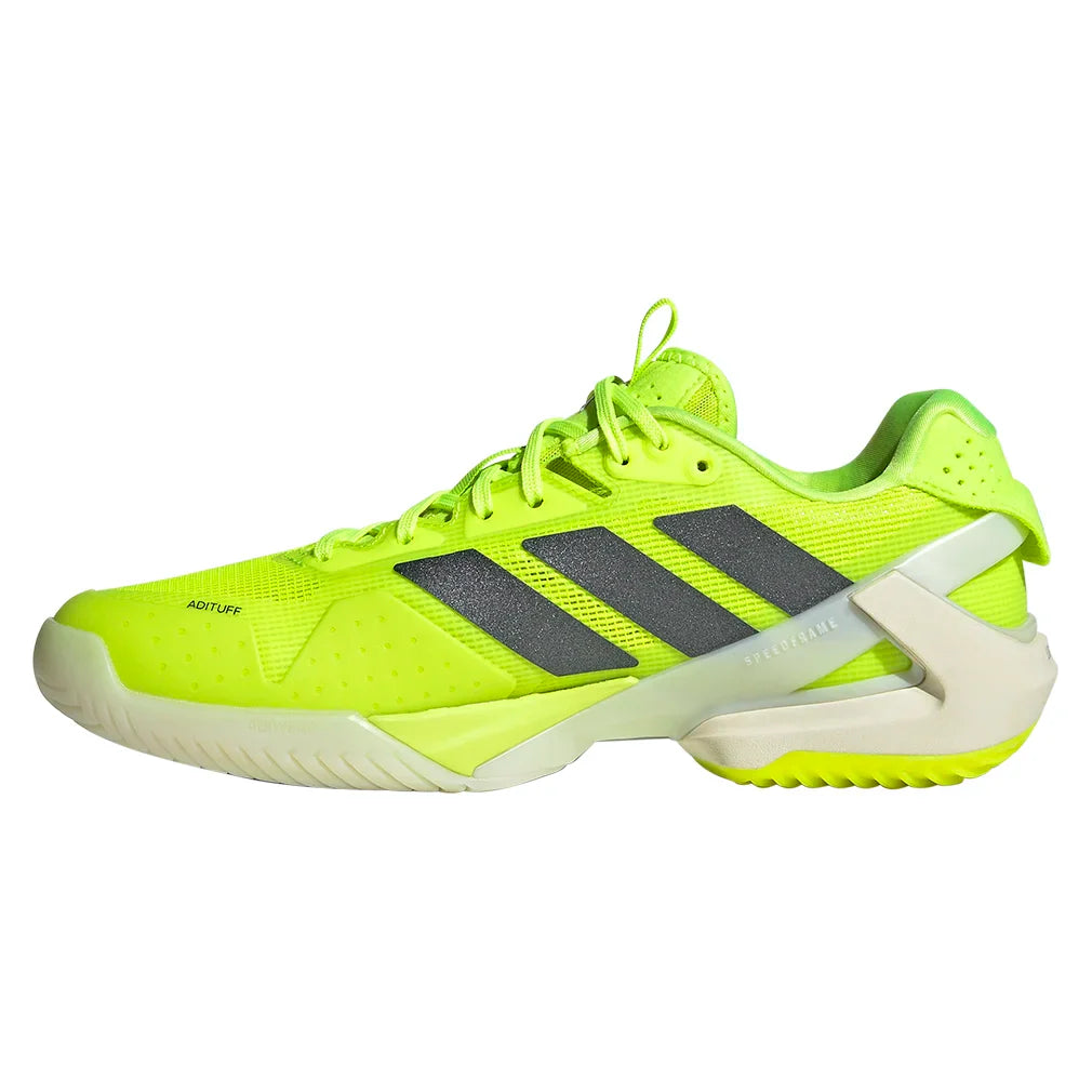 Women's Adizero Ubersonic 5 Tennis Shoes Lucid Lemon and Powder Yellow