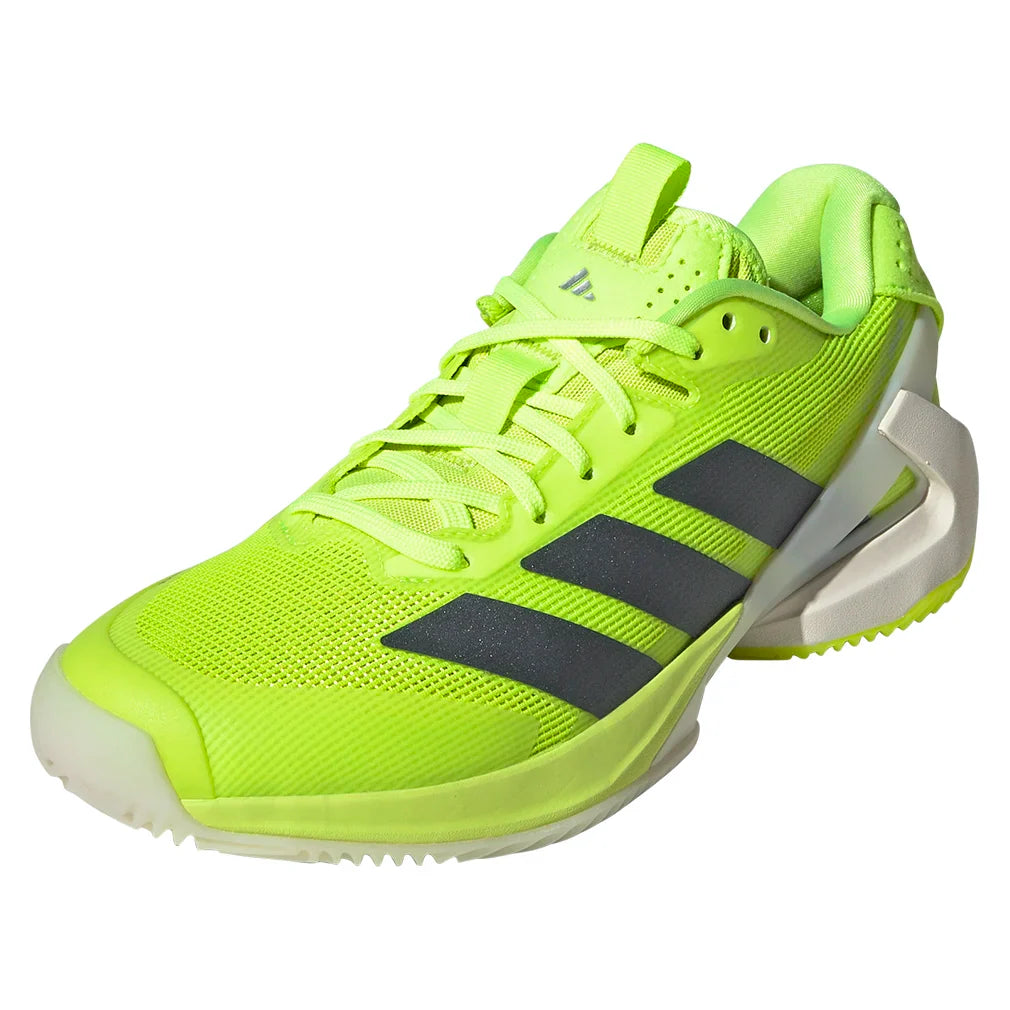 Women's Adizero Ubersonic 5 Clay Tennis Shoes Lucid Lemon and Powder Yellow
