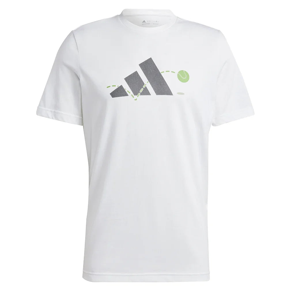 Men's Play Graphic Tennis Top White