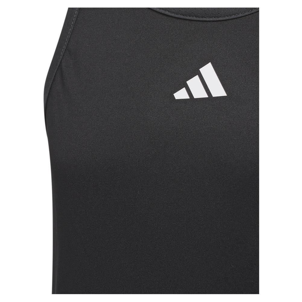 Girls' Club Tennis Tank Black