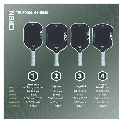 CRBN 4 Trufoam Genesis Pickleball Paddle
