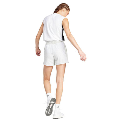 Women's Small Logo Feel Cozy Training Shorts Grey Heather