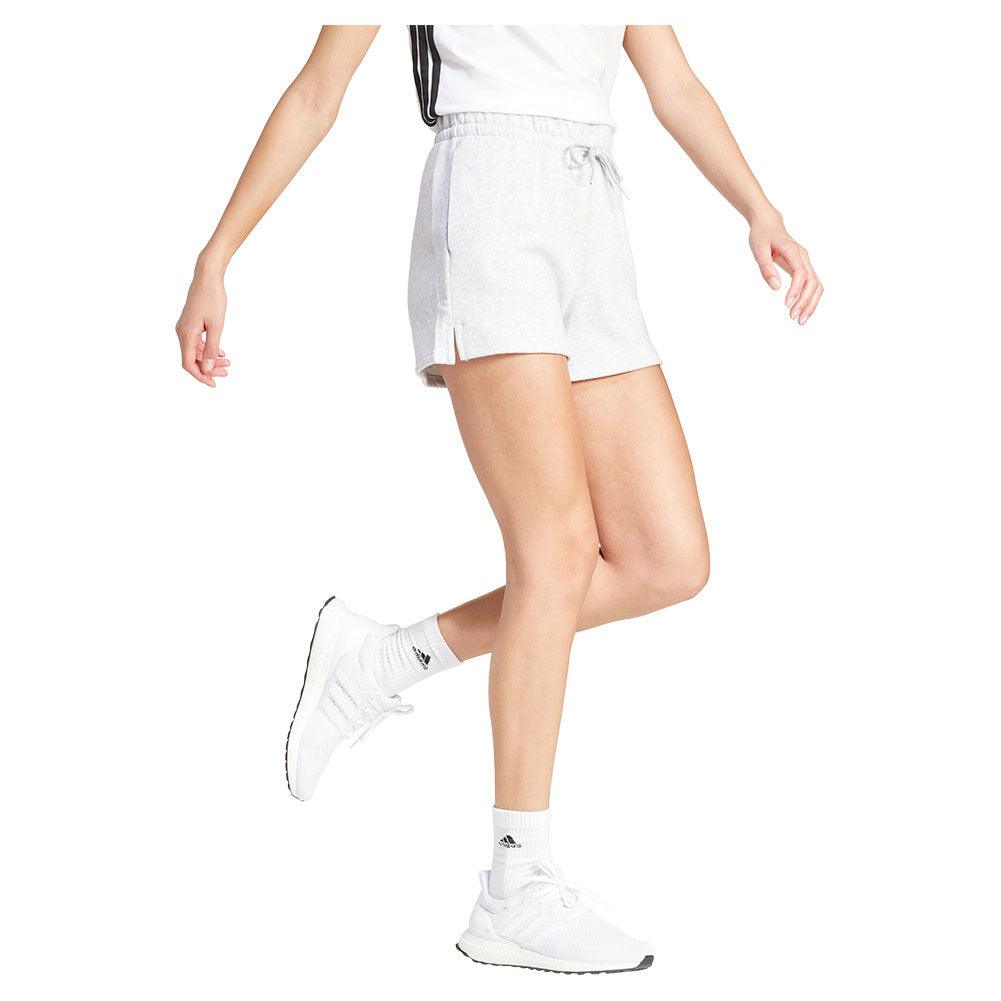 Women's Small Logo Feel Cozy Training Shorts Grey Heather
