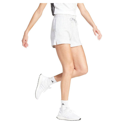 Women's Small Logo Feel Cozy Training Shorts Grey Heather