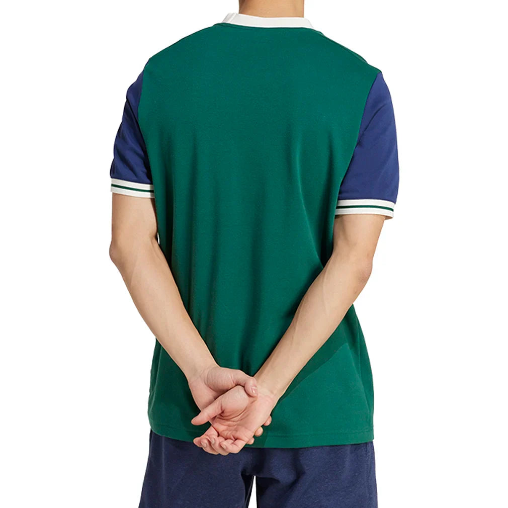 Men's Heritage Tennis Top Collegiate Green