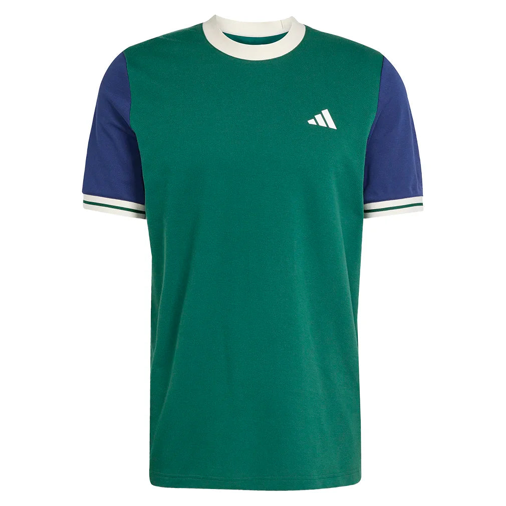 Men's Heritage Tennis Top Collegiate Green