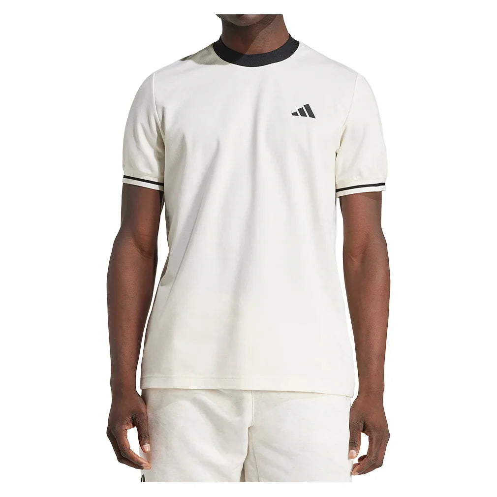 Men's Heritage Tennis Top Chalk White