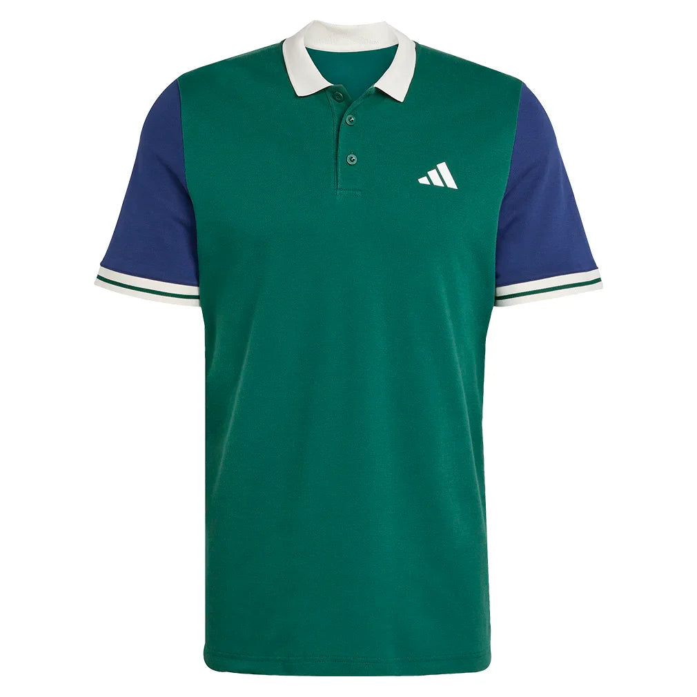 Men's Heritage Tennis Polo Collegiate Green