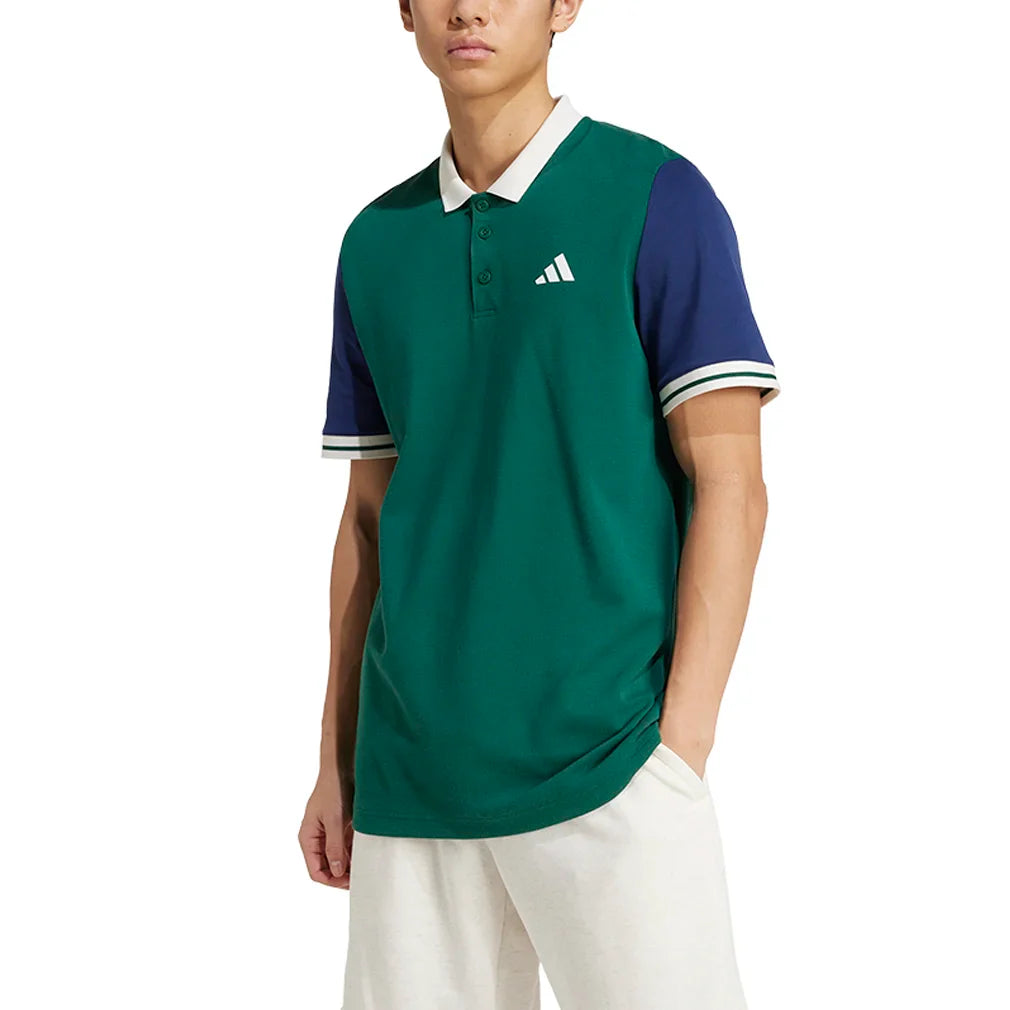 Men's Heritage Tennis Polo Collegiate Green