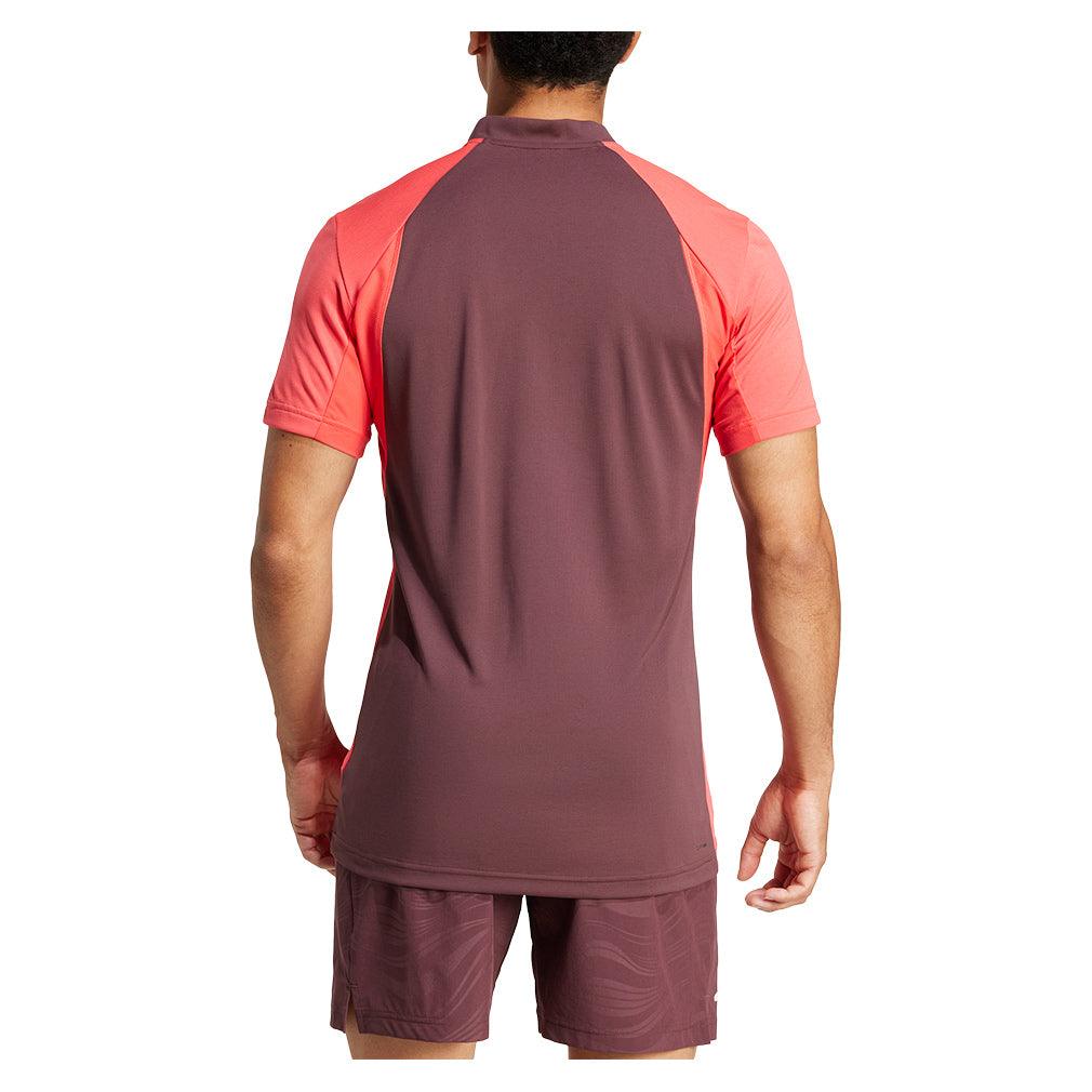 Men's Freelift Pro Tennis Polo Semi Lucid Red