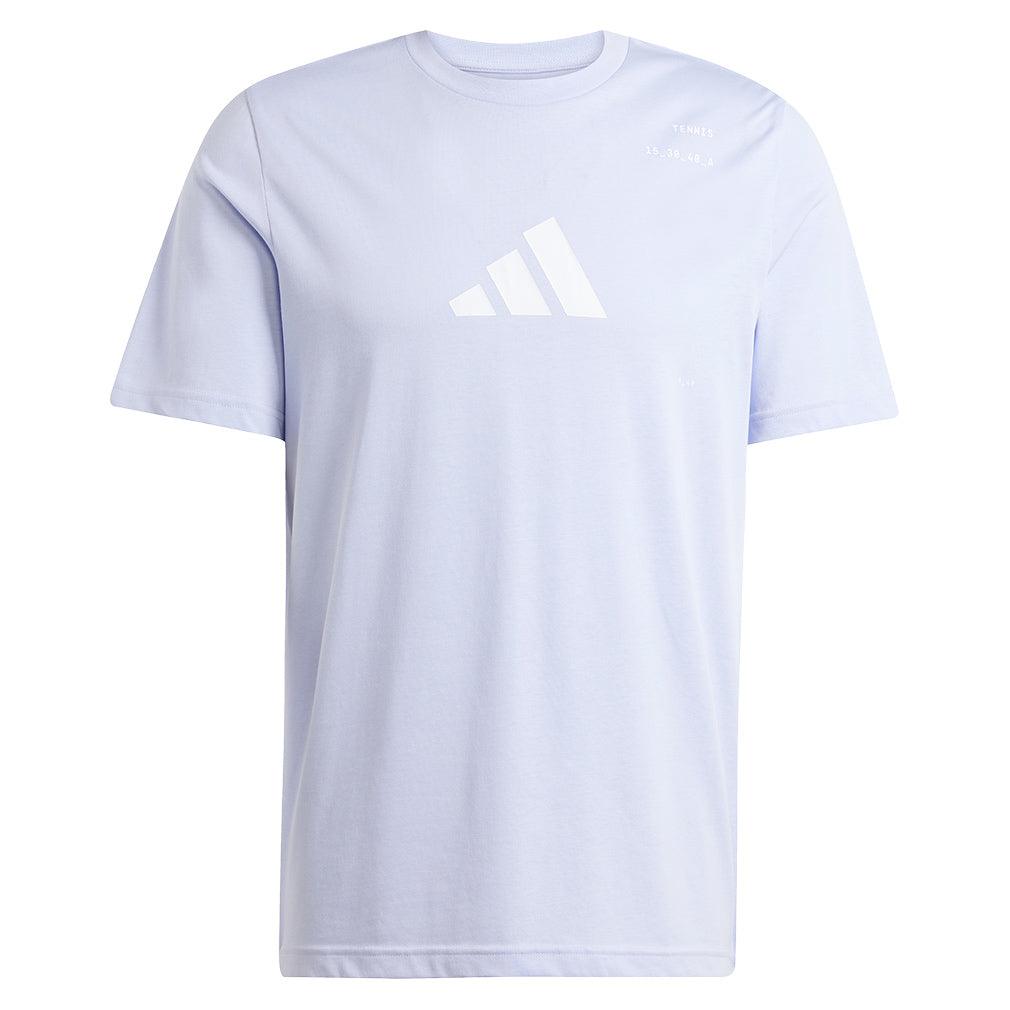 Men's Graphic Tennis Top Violet Tone