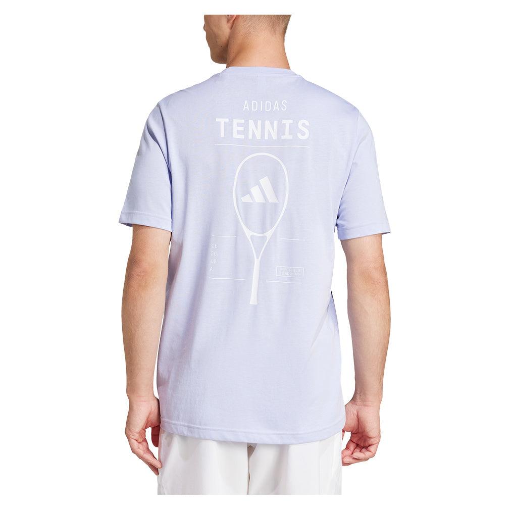 Men's Graphic Tennis Top Violet Tone