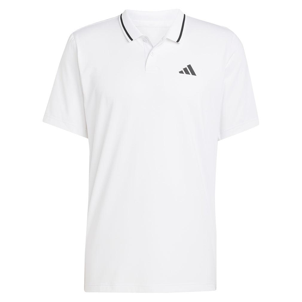 Men's Club Pique Tennis Polo White