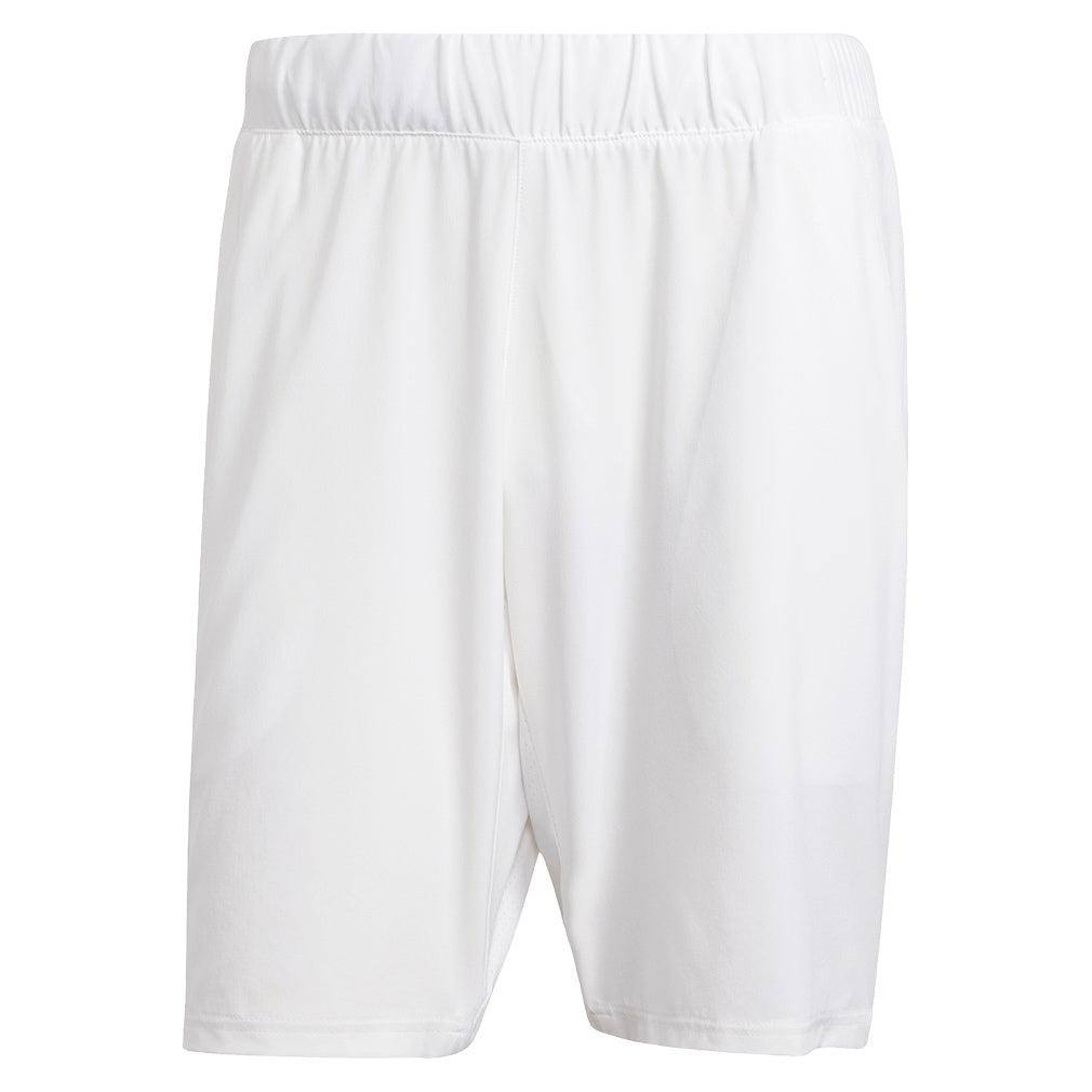 Men's Club Stretch Woven 7 inch Tennis Shorts White