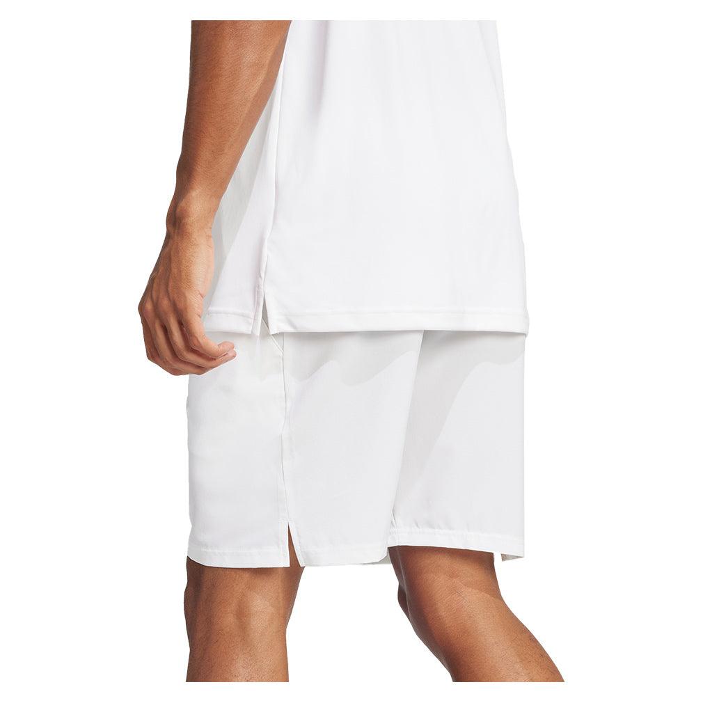 Men's Club Stretch Woven 7 inch Tennis Shorts White