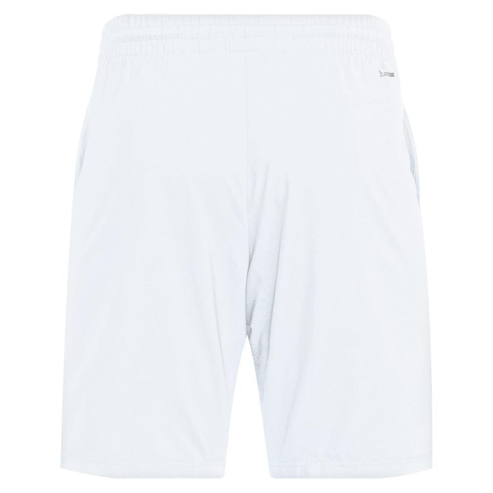 Men's Club 3 Stripe 9 inch Tennis Short White