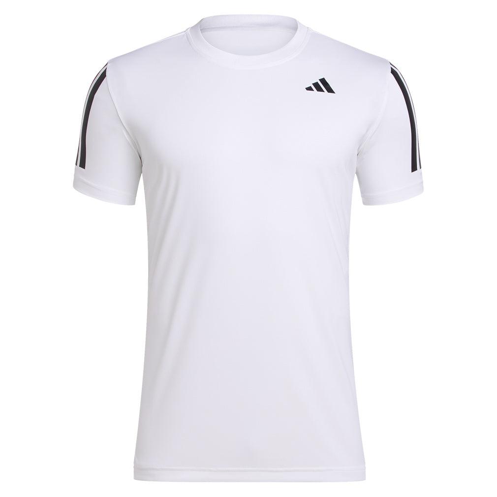 Men's Club 3 Stripe Tennis Top White