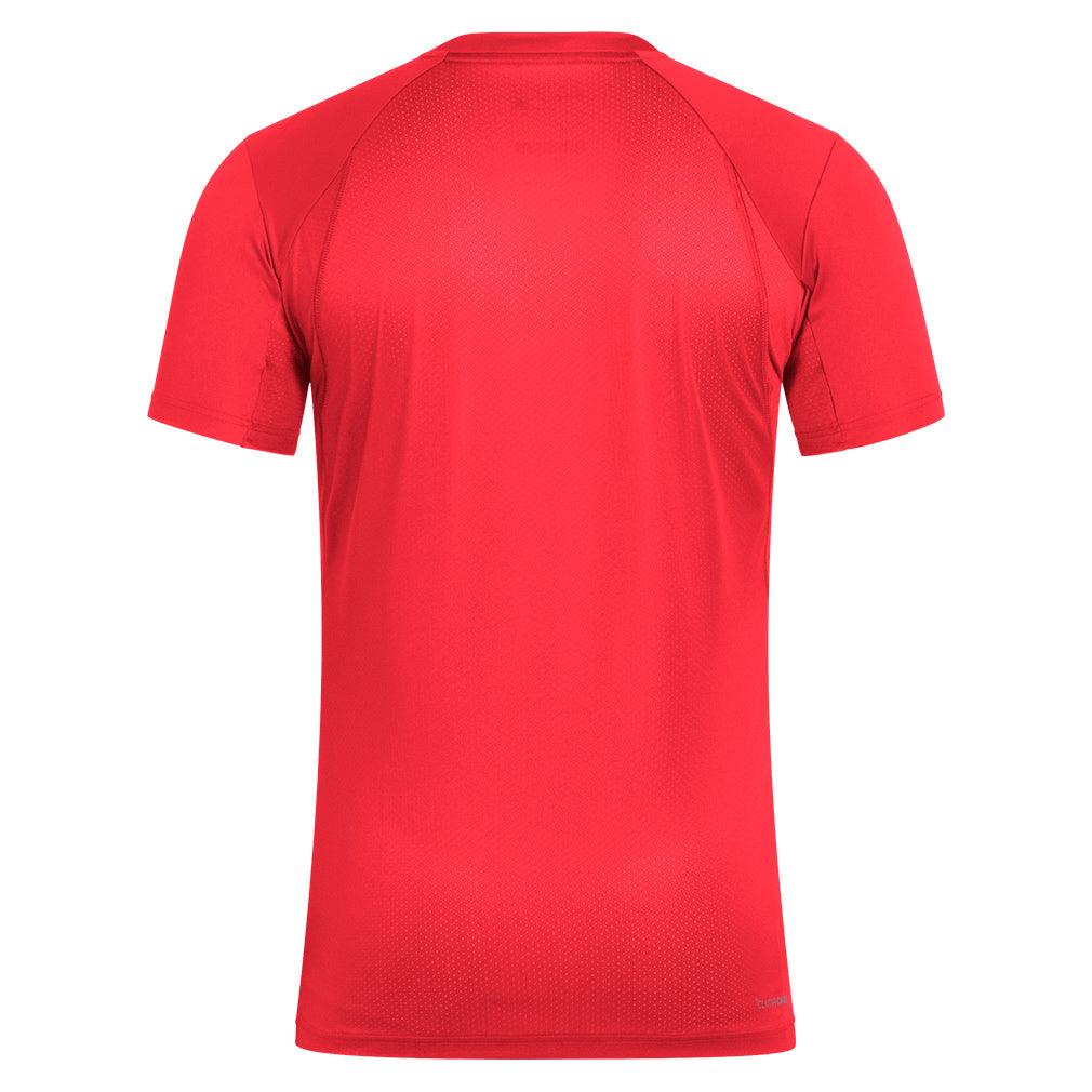 Men's Club Top Semi Lucid Red