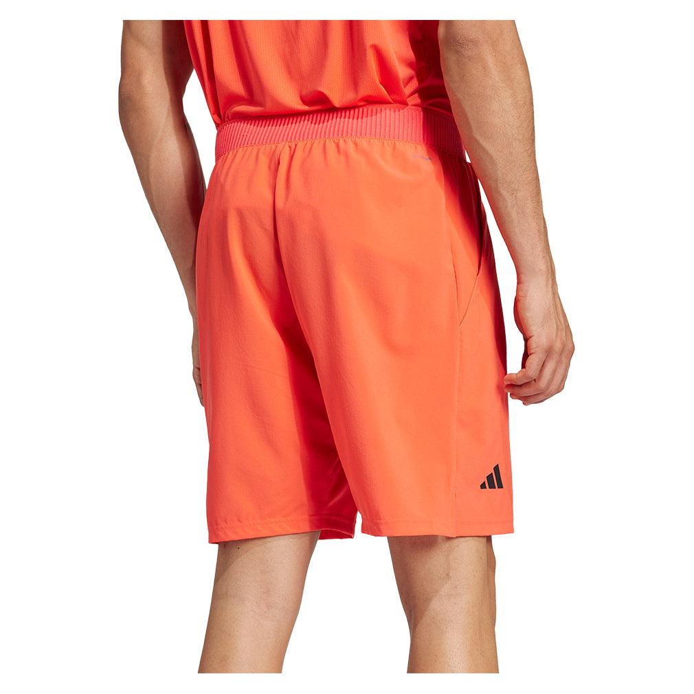 Men's Club Stretch Woven 7 inch Tennis Shorts Semi Lucid Red