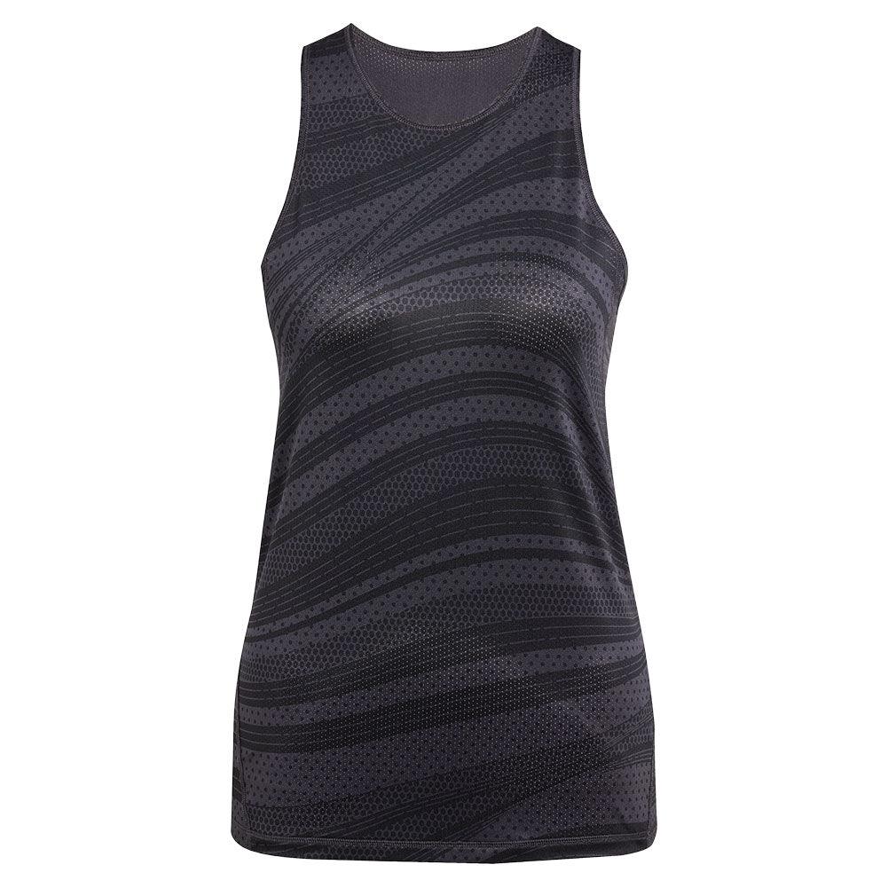 Women's Club Graphic Tennis Tank Carbon