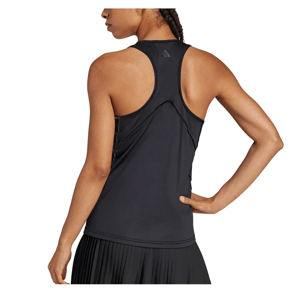 Women's Club Tennis Tank Black