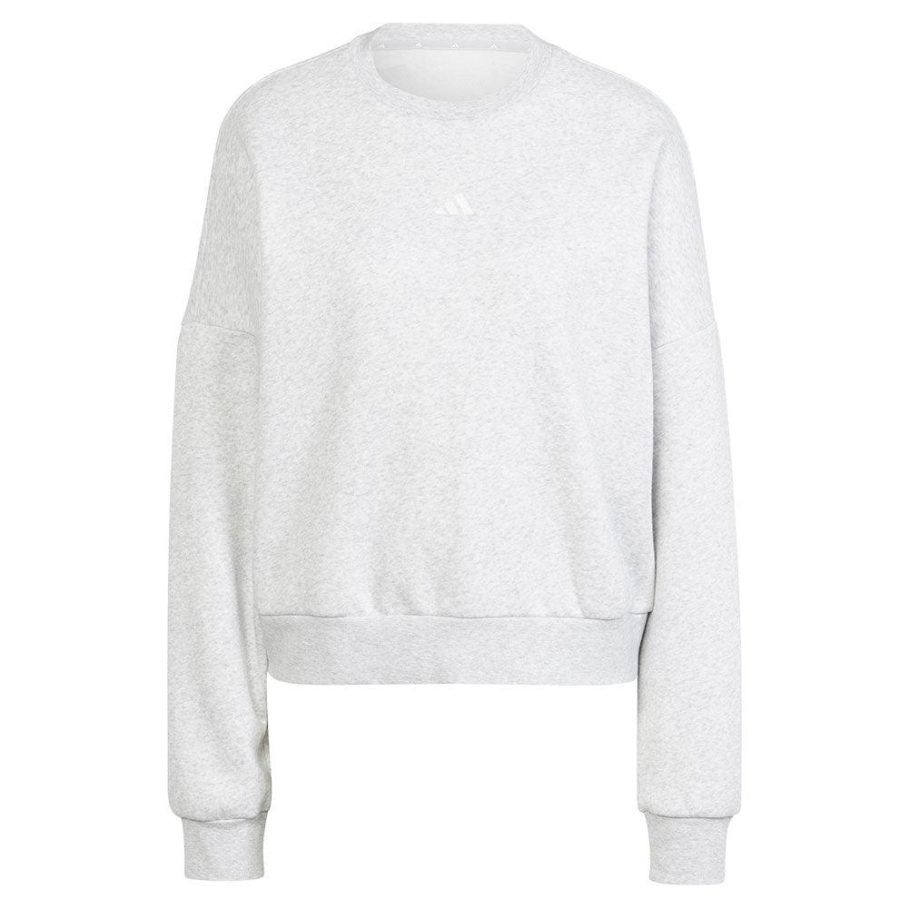 Women's Small Logo Feel Cozy Training Sweatshirt Grey Heather