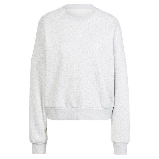 Women's Small Logo Feel Cozy Training Sweatshirt Grey Heather