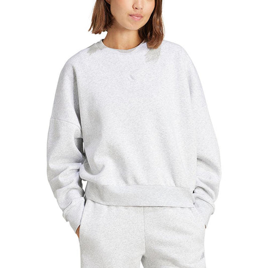 Women's Small Logo Feel Cozy Training Sweatshirt Grey Heather